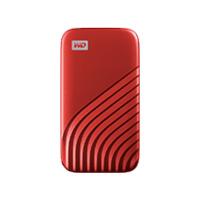 UNIDAD DE ESTADO SOLIDO SSD EXTERNO WD MY PASSPORT 1TB PORTATIL USB 3.2 TIPO C ROJO WINDOWS MAC BACKUP ENCRIPTACION WDBAGF0010BRD-WESN