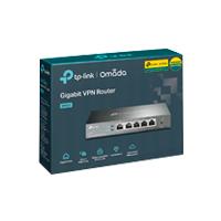 ROUTER VPN | TP-LINK | ER605 | GIGABIT OMADA | BALANCEADOR DE CARGA | GIGABIT 4 PUERTOS WAN 1 PUERTO WAN GIGABIT Y 3 PUERTOS WAN / LAN 25,000 SESIONES CONCURRENTES, 20 TNELES VPN IPSEC