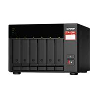 NAS QNAP TS-673A-8G /6 BAHIAS /NCLEO CUADRUPLE 2.2GHZ/8GB DDR4 AMPLIABLES A 64 GB/LAN 2,5GBE X2/USB 3.2 X2/HOT SWAP/ SOPORTA M.2 2280/ NO INCLUYE DISCOS