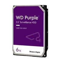 DISCO DURO INTERNO WD PURPLE 6TB 3.5 ESCRITORIO SATA3 6GB/S 128MB 24X7 DVR NVR 1-16 BAHIAS 1-64 CAMARAS WD64PURZ