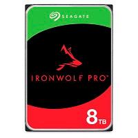 DISCO DURO INTERNO SEAGATE IRONWOLF PRO 8TB 3.5 ESCRITORIO SATA3 6GB/S 256MB 7200RPM 24X7 HOT-PLUG NAS SIN LIMITE DE BAHIAS