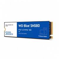 UNIDAD DE ESTADO SOLIDO SSD INTERNO WD BLUE SN580 500GB M.2 2280 NVME PCIE GEN4 LECT.4000MBS ESCRIT.3600MBS TBW300 PC LAPTOP MINIPC WDS500G3B0E
