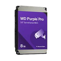 DISCO DURO INTERNO WD PURPLE PRO 8TB 3.5 ESCRITORIO SATA3 6GB/S 256MB 7200RPM 24X7 IA DVR NVR 1-16 BAHIAS 1-64 CAMARAS (WD8002PURP)