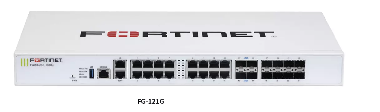 FortiGate-121G Hardware plus 1 Year FortiCare Premium and FortiGuard U