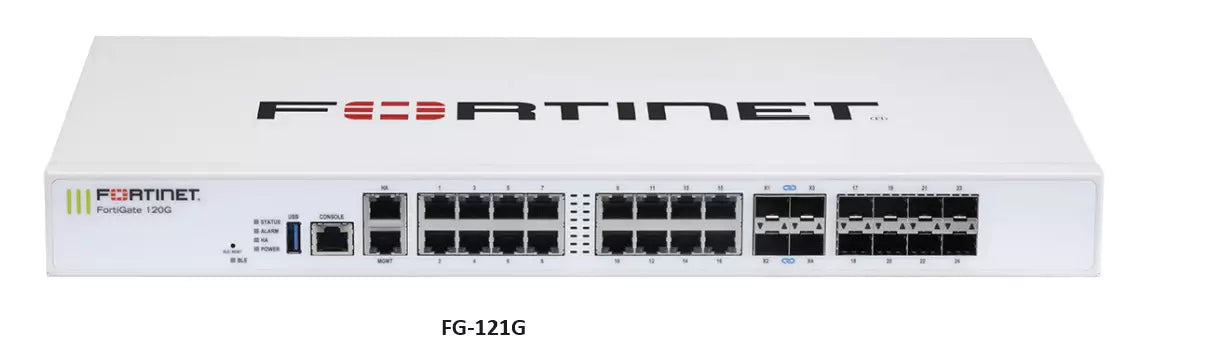 FortiGate-121G Hardware plus 1 Year FortiCare Premium and FortiGuard U