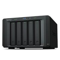 UNIDAD DE EXPANSION SYNOLOGY DX517 5 BAHIAS 3.5 Y 2.5 SATA HDD/SATA 2.5 SSD/HASTA 50TB/HOT-SWAP